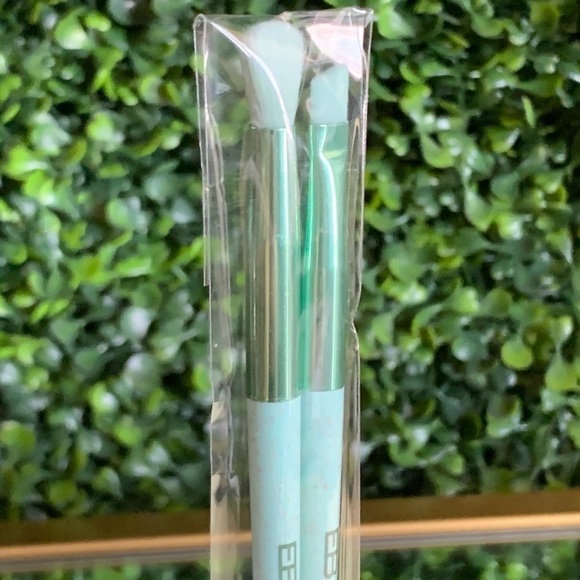Elaina Badro Sea Green Divine Duo Brush Set | NEW | 2 Piece Seagreen - Picture 7 of 12